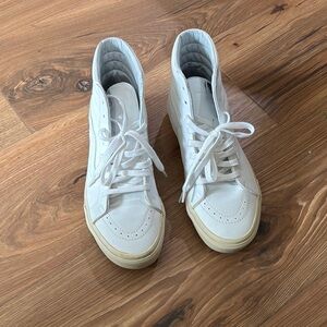 White High-Top Sneakers